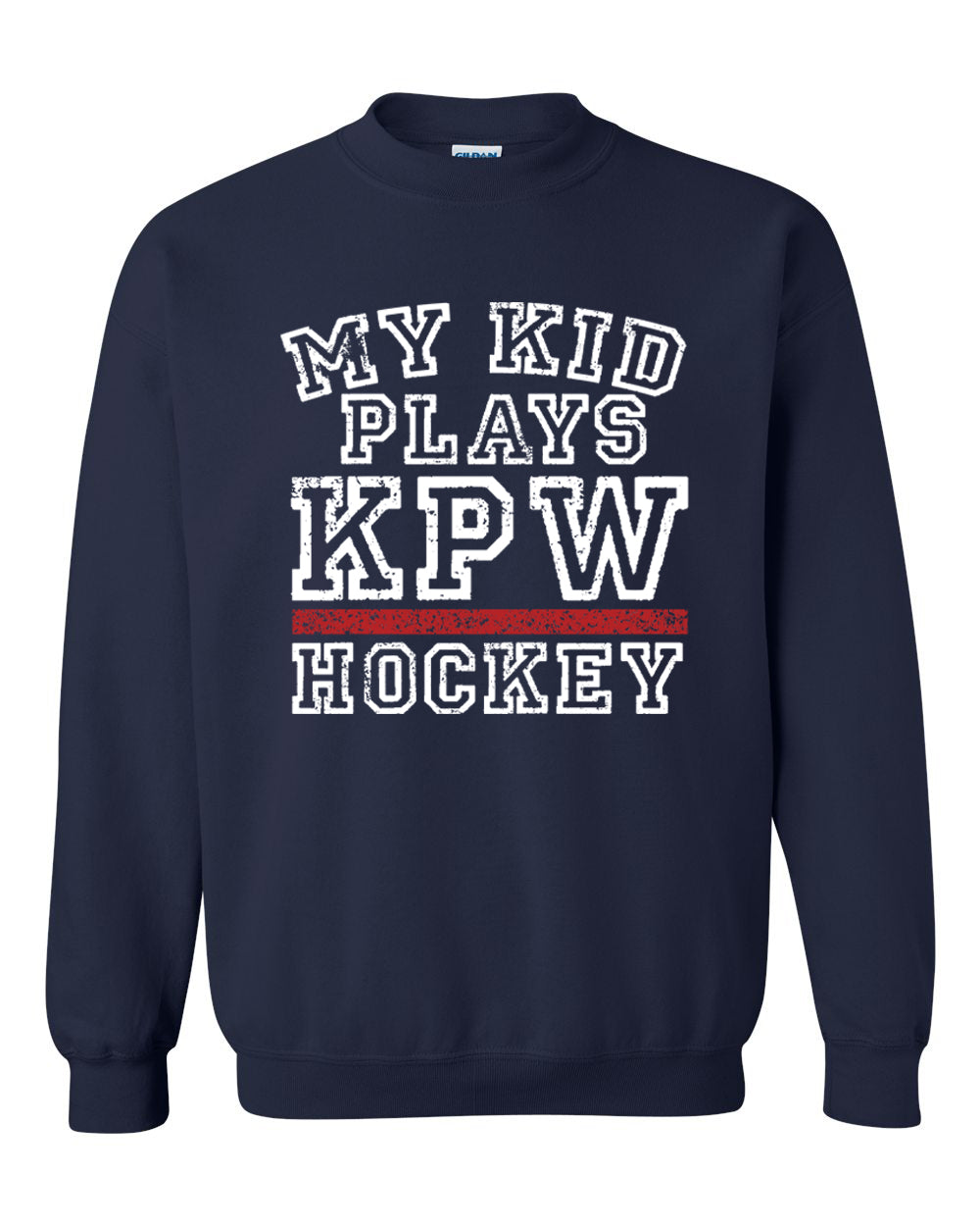 My Kid Plays KPW Hockey Gildan Crewneck Sweatshirt