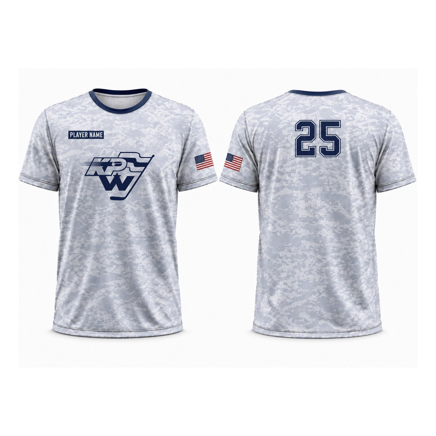 KPW Hockey Camo Performance Tee