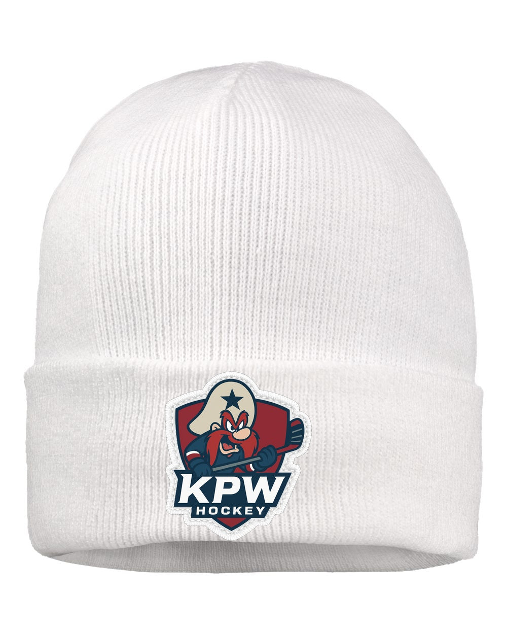 KPW Hockey Sportsman 12" Fleece Lined Cuffed Beanie
