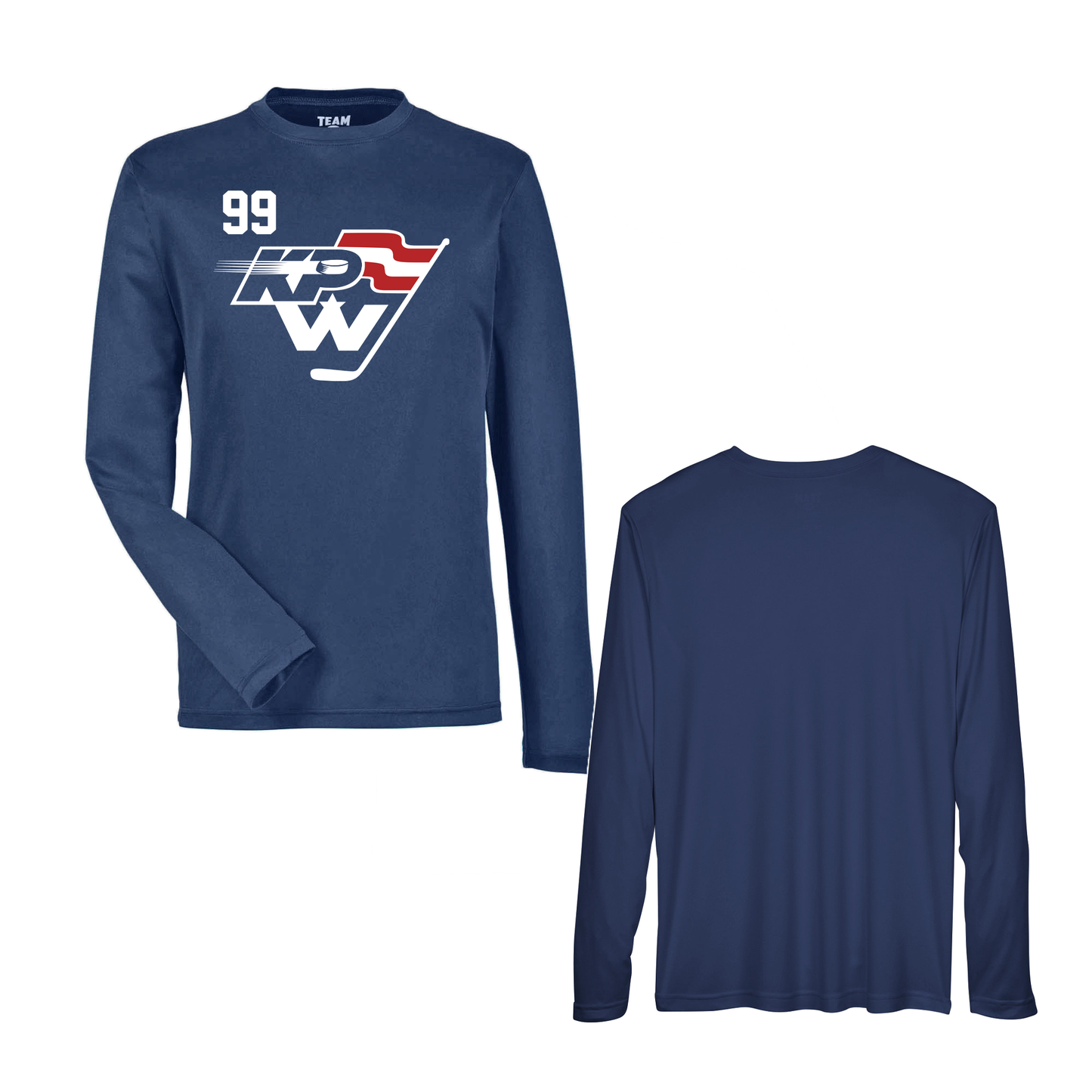 KPW Hockey Youth Performance Long Sleeve (Navy)