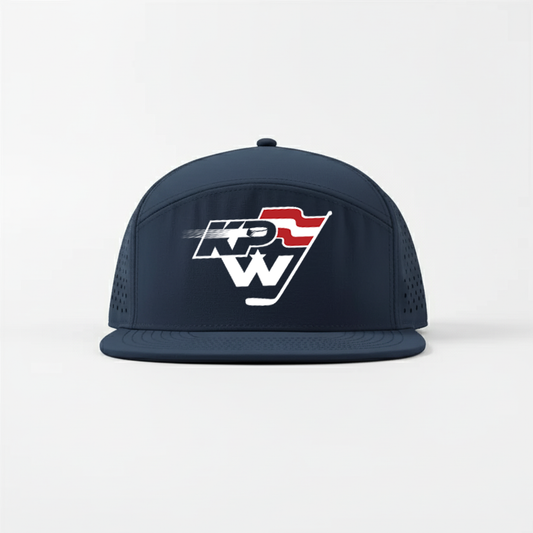 KPW Hockey Perforated Water Repellent Performance Snapback Golf Hat