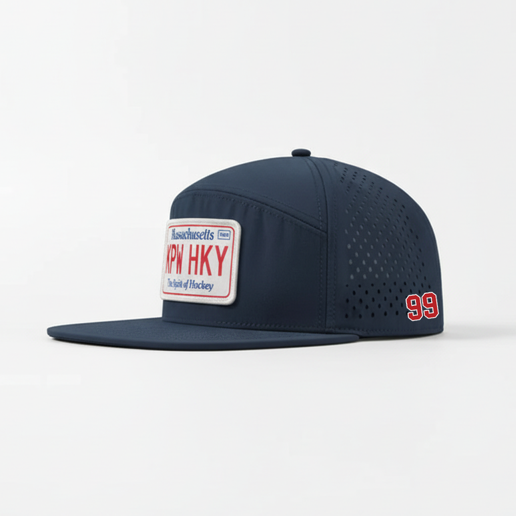 KPW Hockey Perforated Water Repellent Performance Snapback Golf Hat