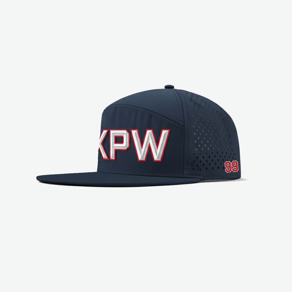 KPW Hockey Perforated Water Repellent Performance Snapback Golf Hat