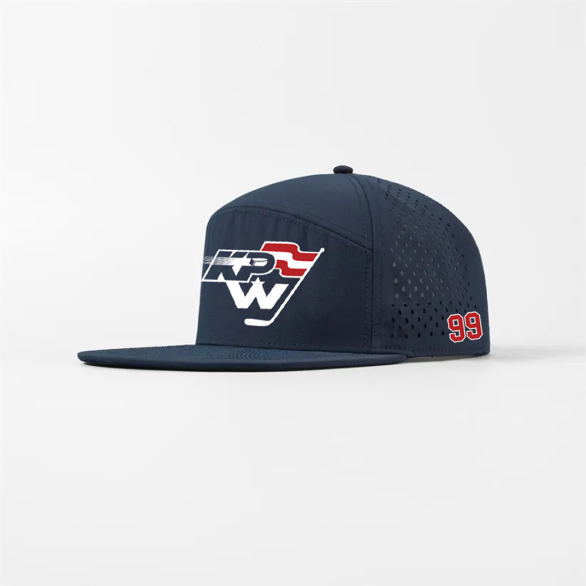 KPW Hockey Perforated Water Repellent Performance Snapback Golf Hat