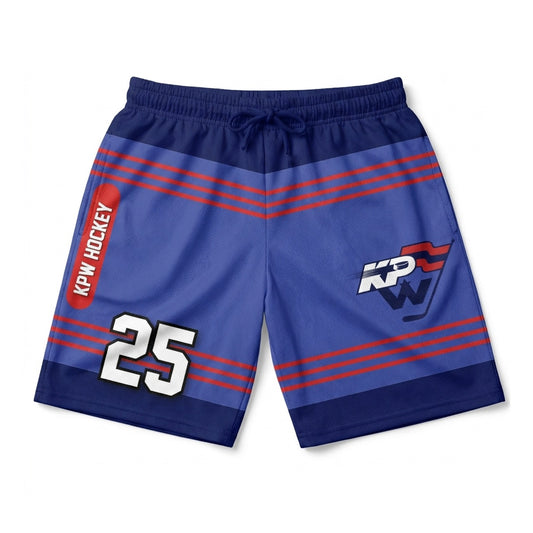 KPW Hockey Crayon Stripe Shorts