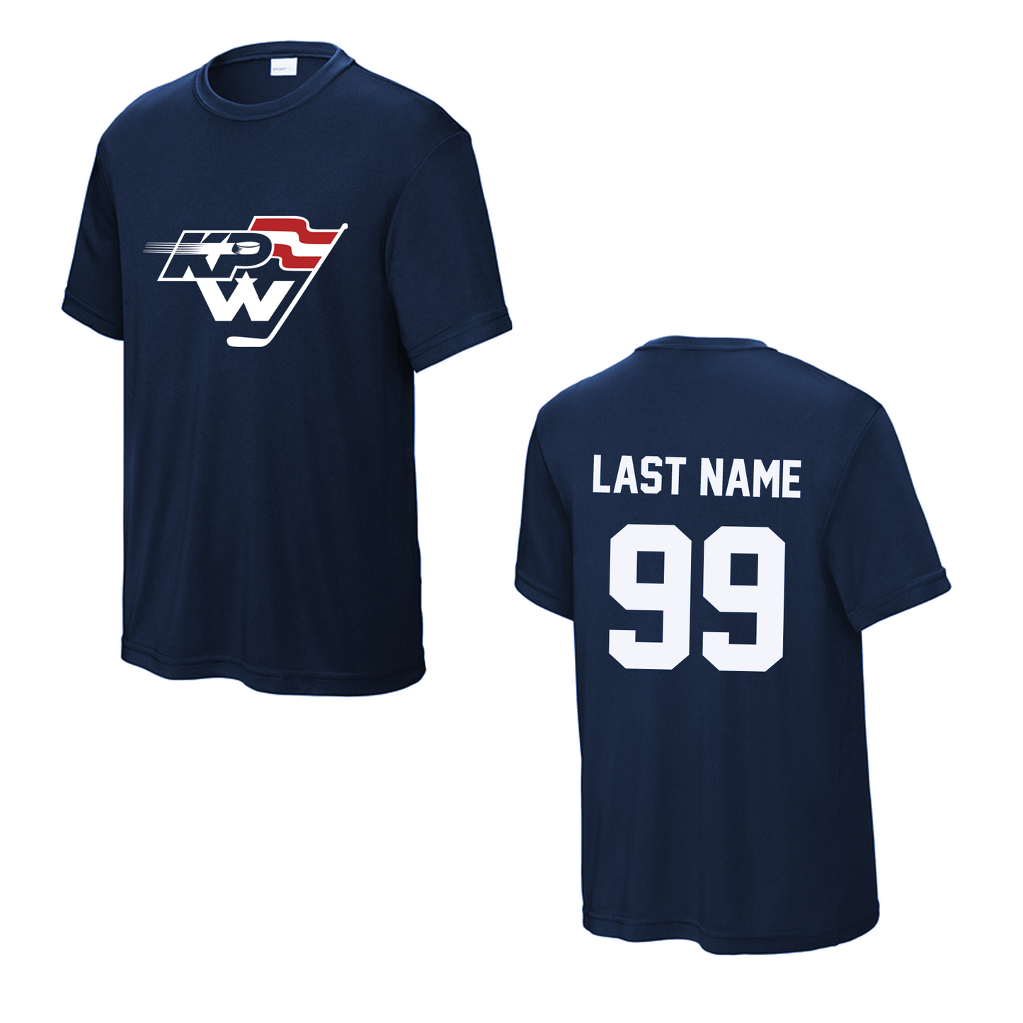 KPW Hockey Adult Performance Tee (Navy)