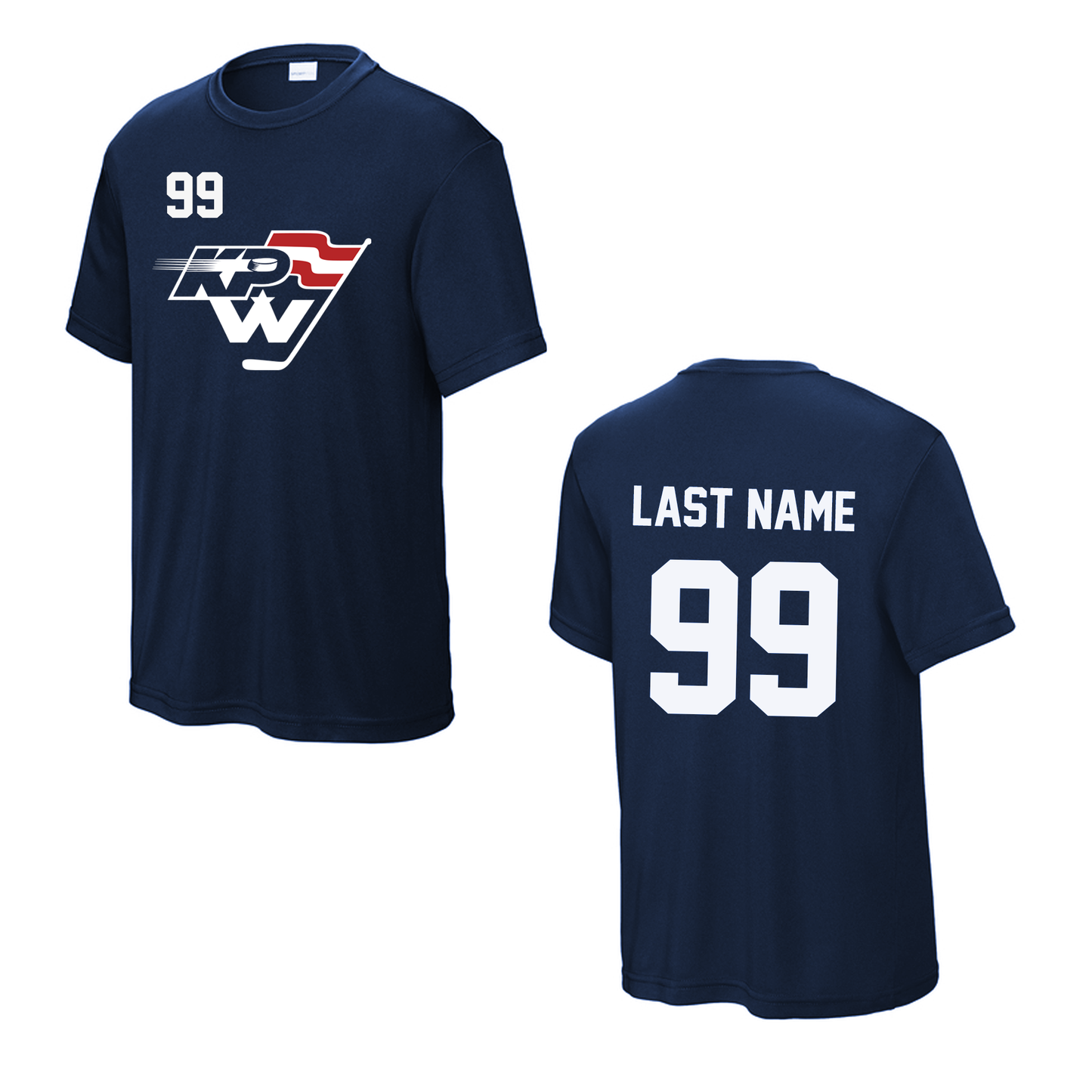 KPW Hockey Adult Performance Tee (Navy)