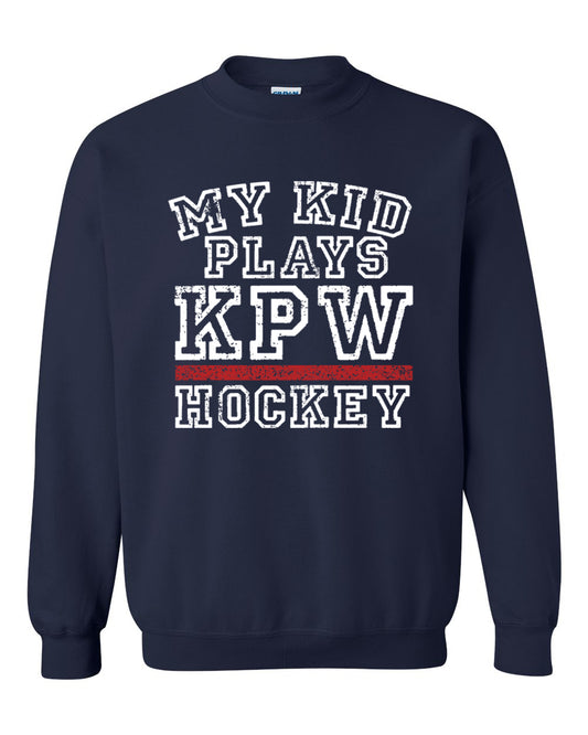 My Kid Plays KPW Hockey Gildan Crewneck Sweatshirt