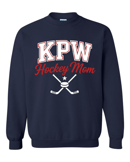 KPW Hockey Mom Gildan Crewneck Sweatshirt