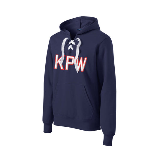 KPW Lace Up Pullover Hooded Sweatshirt - 4 Nations Logo