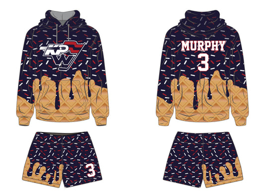 KPW Ice Cream Drip Set (Hoodie + Shorts)