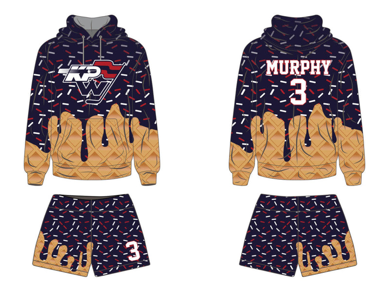 KPW Ice Cream Drip Set (Hoodie + Shorts)