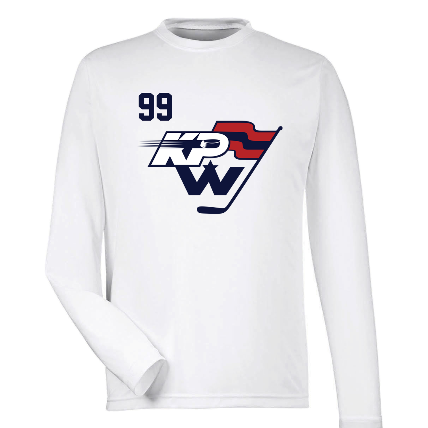 KPW Hockey Adult Performance Long Sleeve (White)