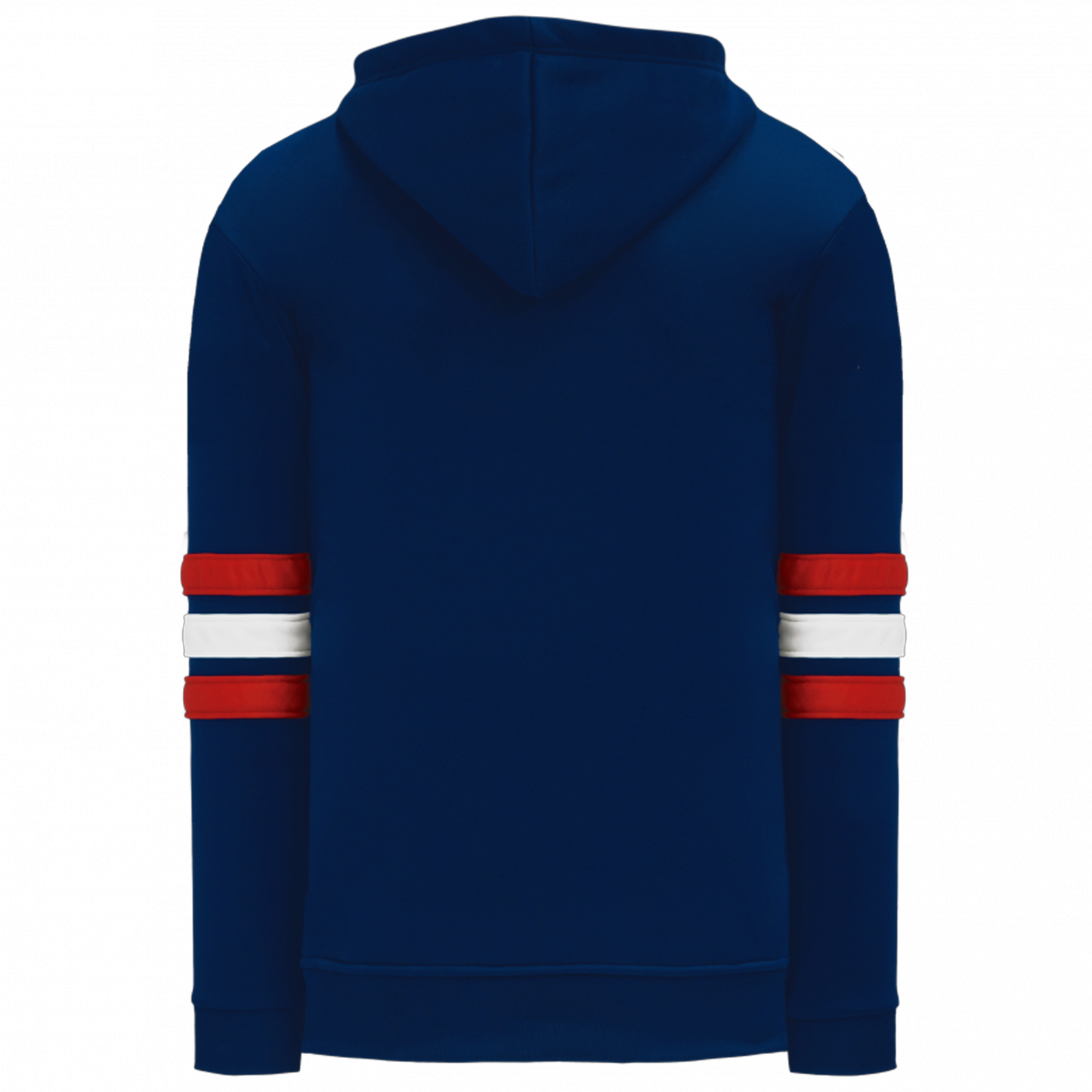 KPW Hockey Adult Hoodie - Red/White Arm Stripes