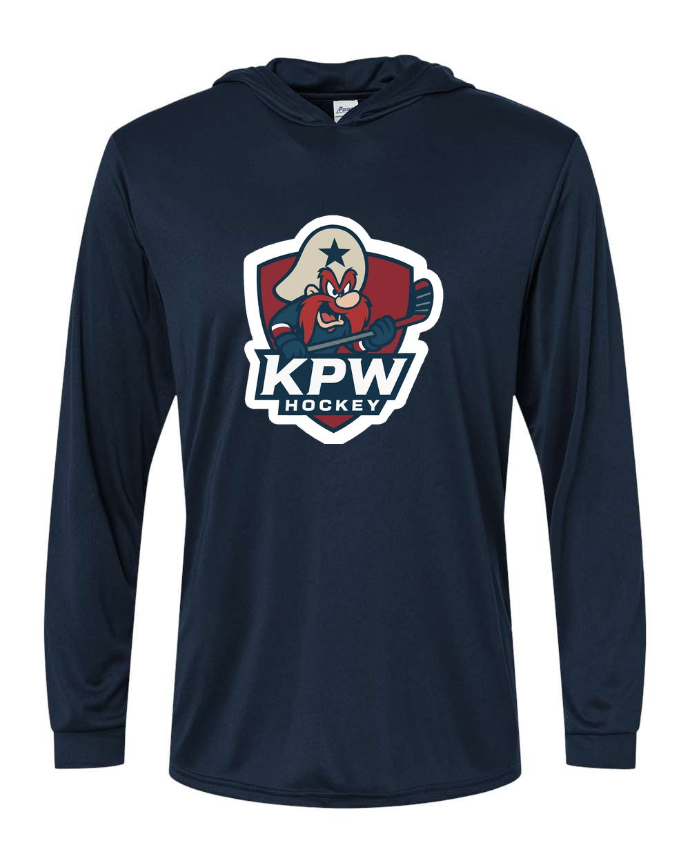 KPW Hockey Paragon Unisex Bahama Performance Hooded Long Sleeve T-Shirt
