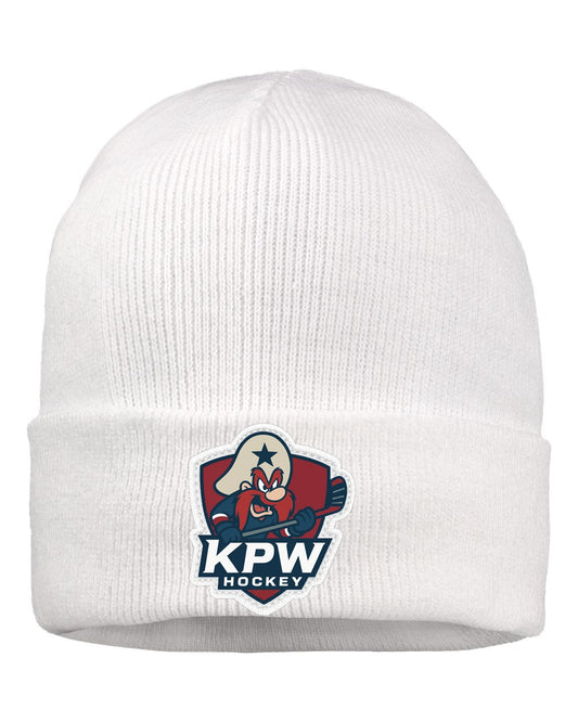 KPW Hockey Sportsman 12" Fleece Lined Cuffed Beanie
