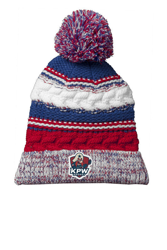 KPW Hockey Sport-Tek Pom Pom Team Beanie