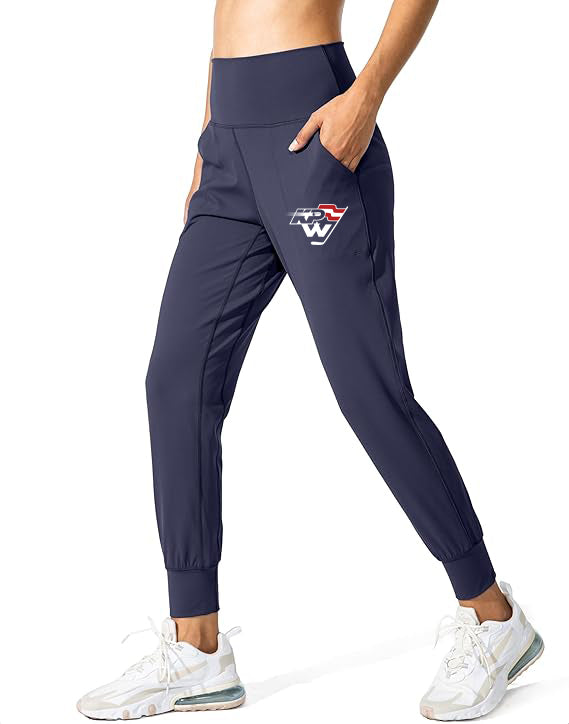 KPW Hockey Women's Joggers High Waisted Yoga Pants with Pockets