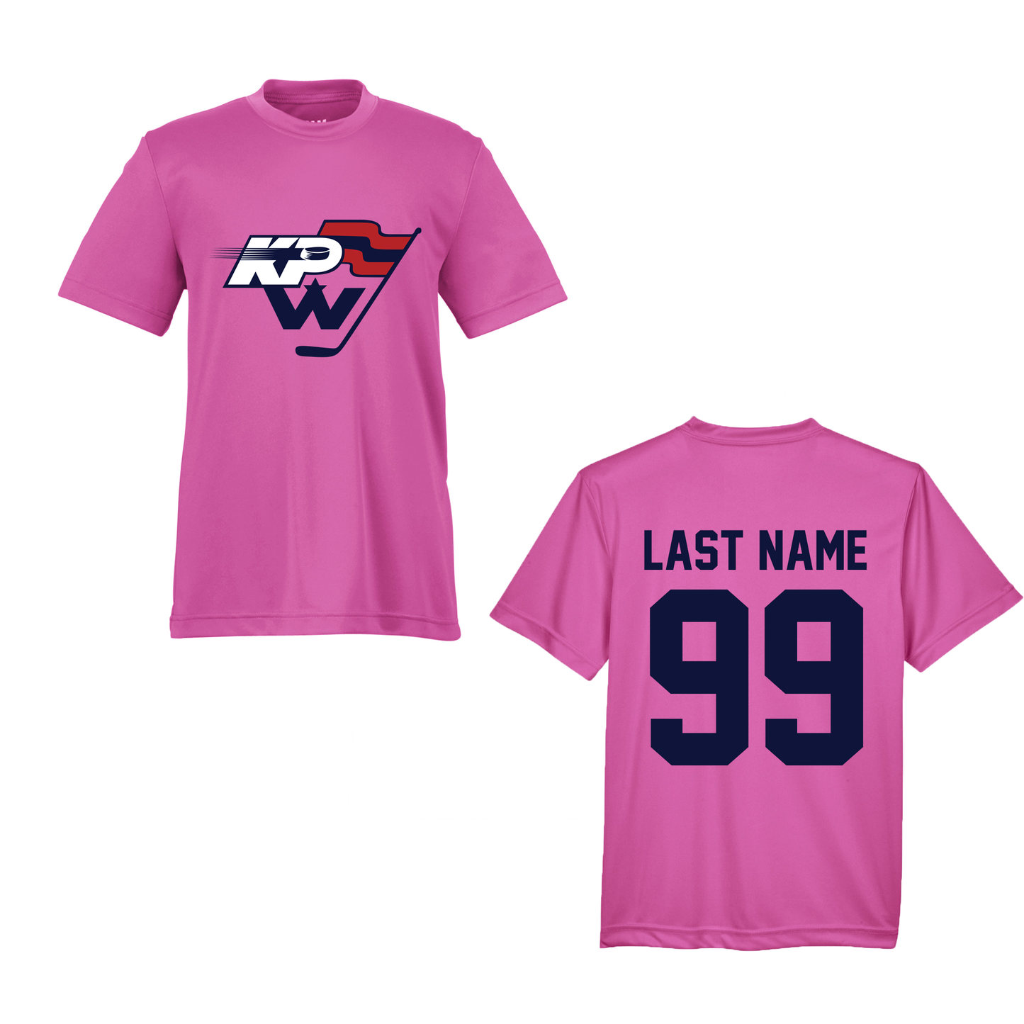 KPW Hockey Youth Performance Tee (Pink)