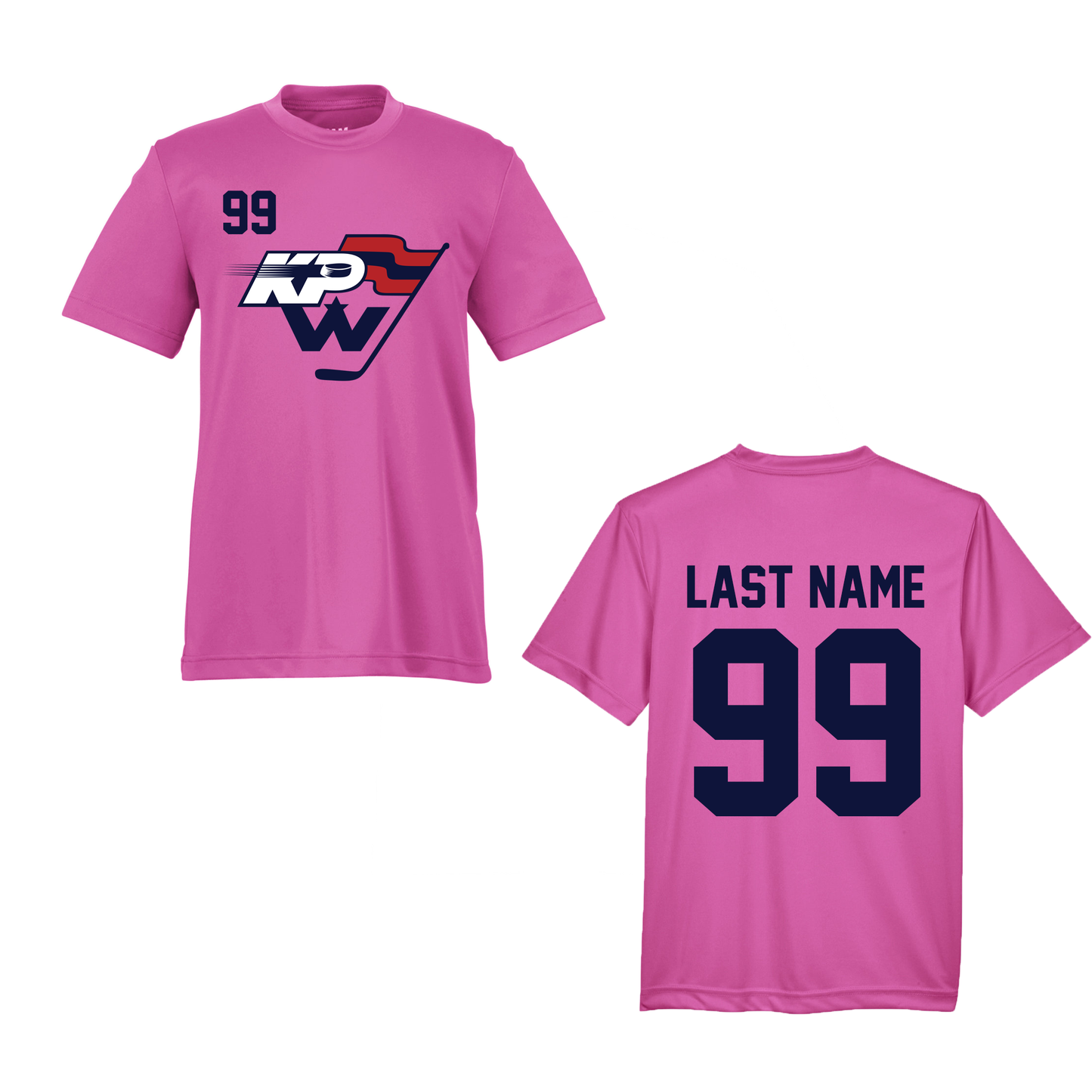 KPW Hockey Youth Performance Tee (Pink)